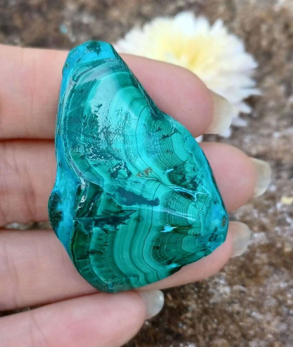Malachit s chryzokolom 39g