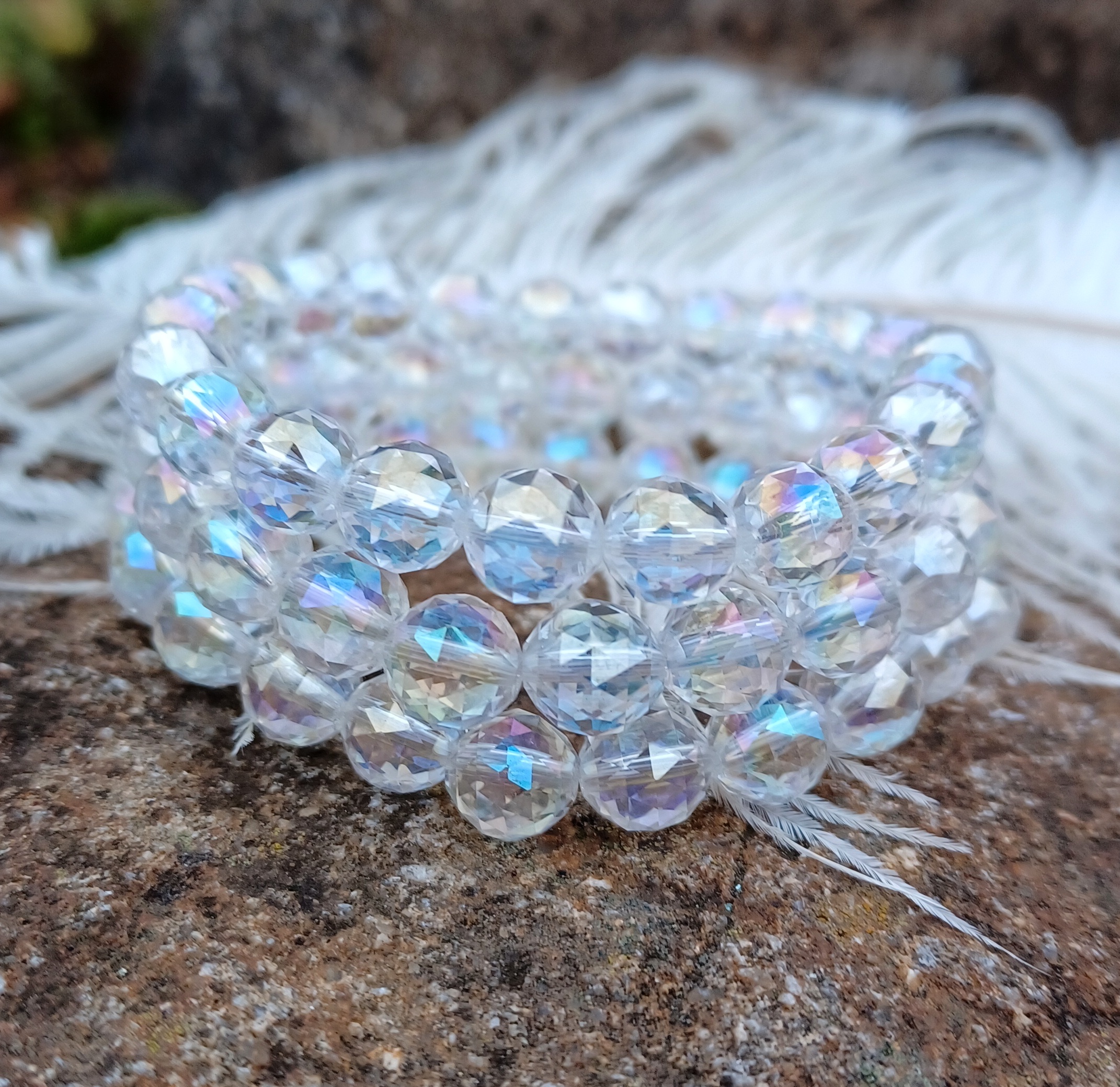 Aqua aura anjelská náramok 