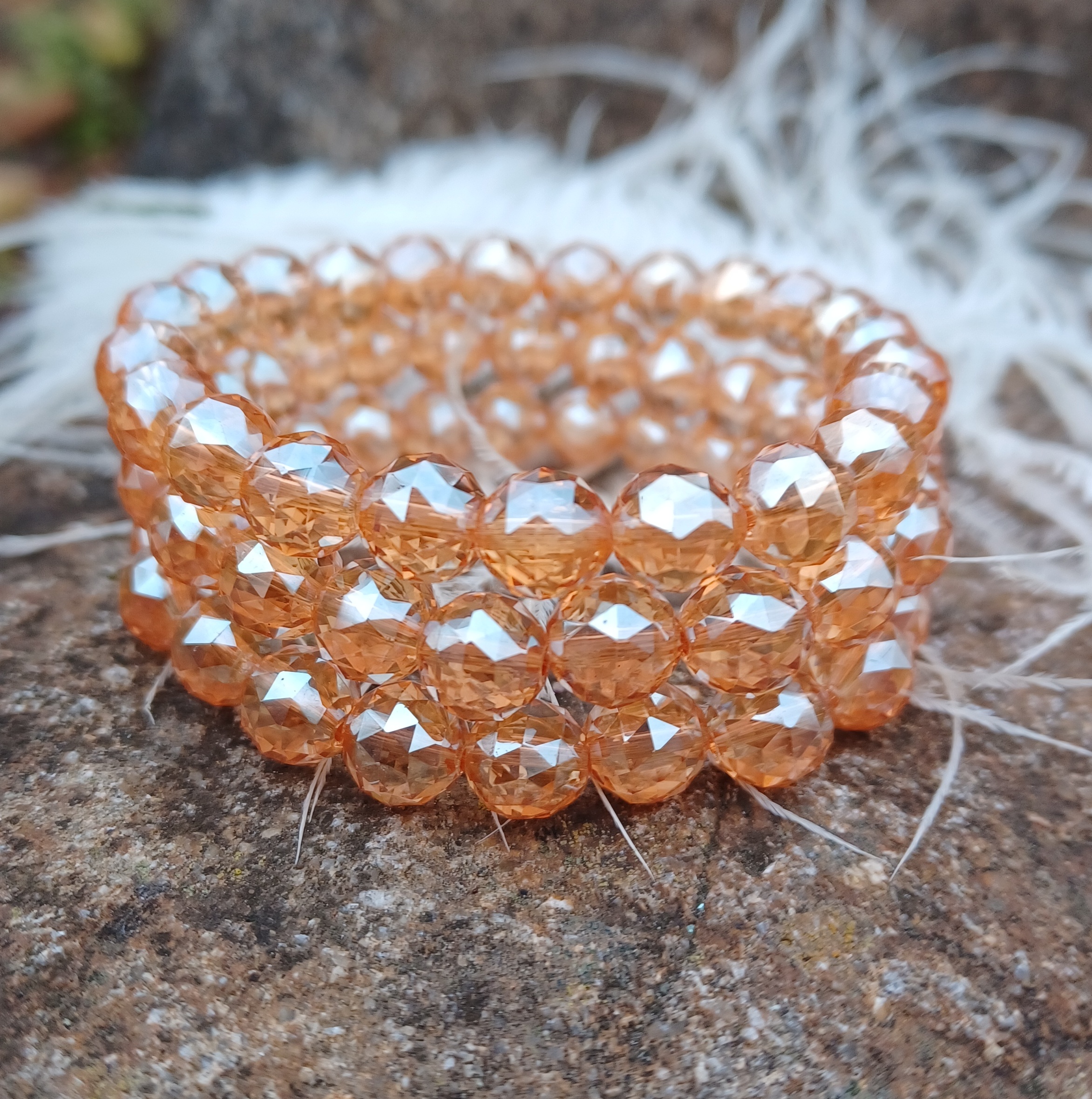 Aqua aura zlatá náramok