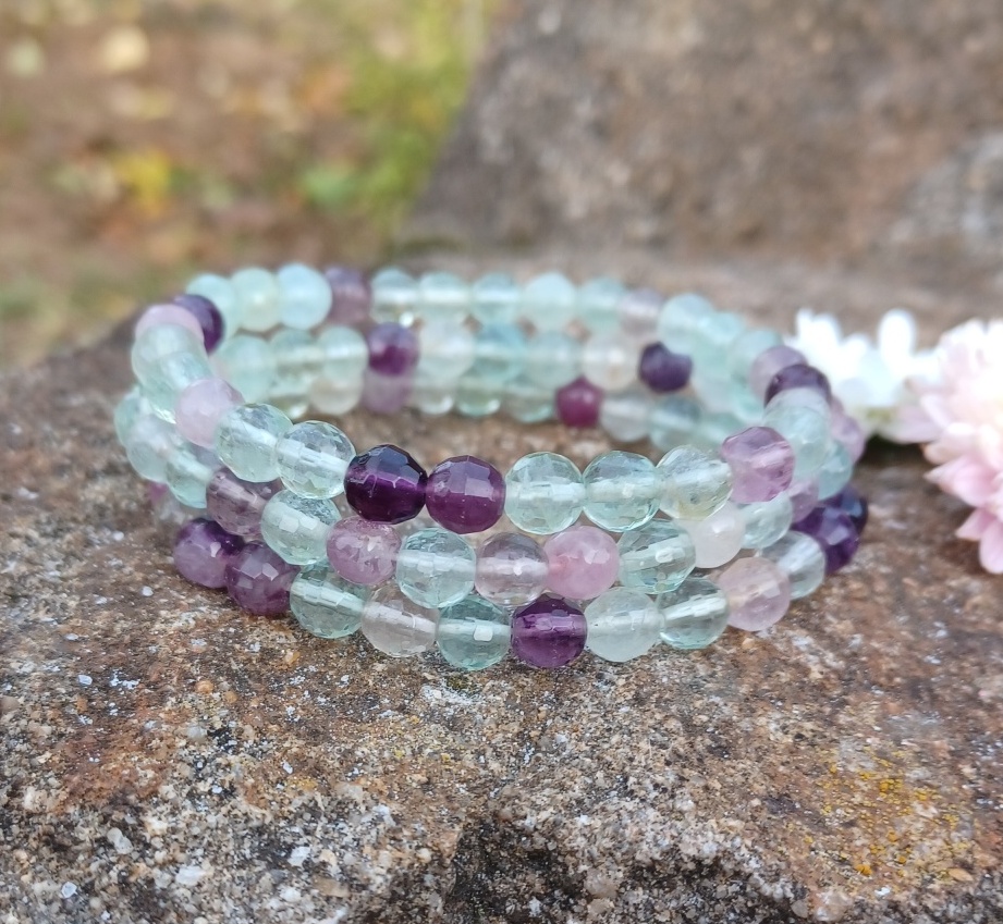 Fluorit náramok