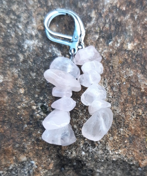 Ruženín náušnice 