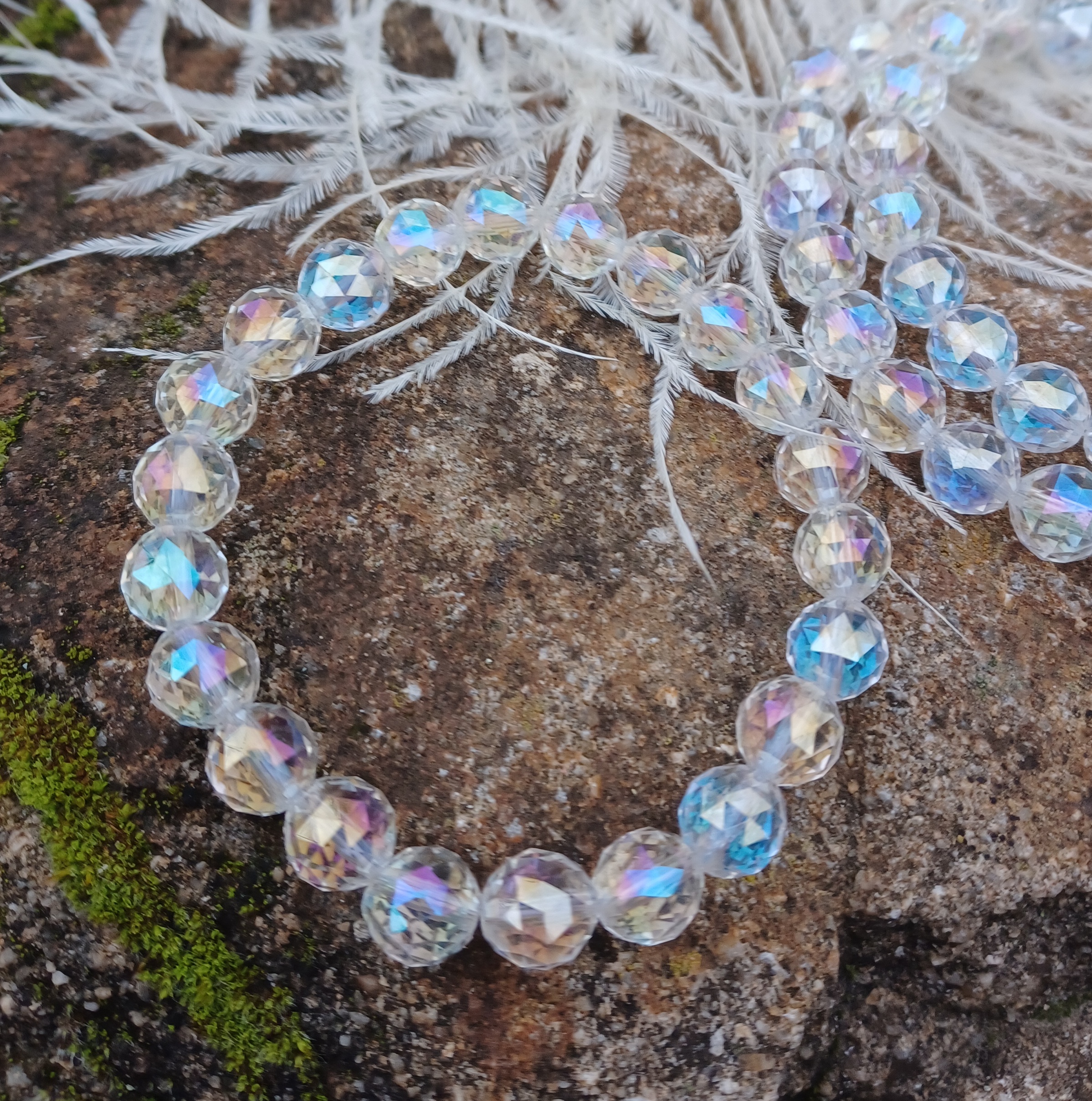 Aqua aura anjelská náramok 