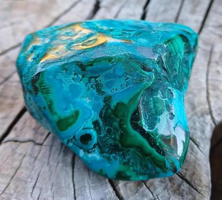 Chryzokol, malachit 74g