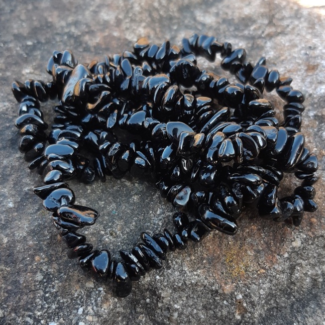 Čierny turmalín náramok 