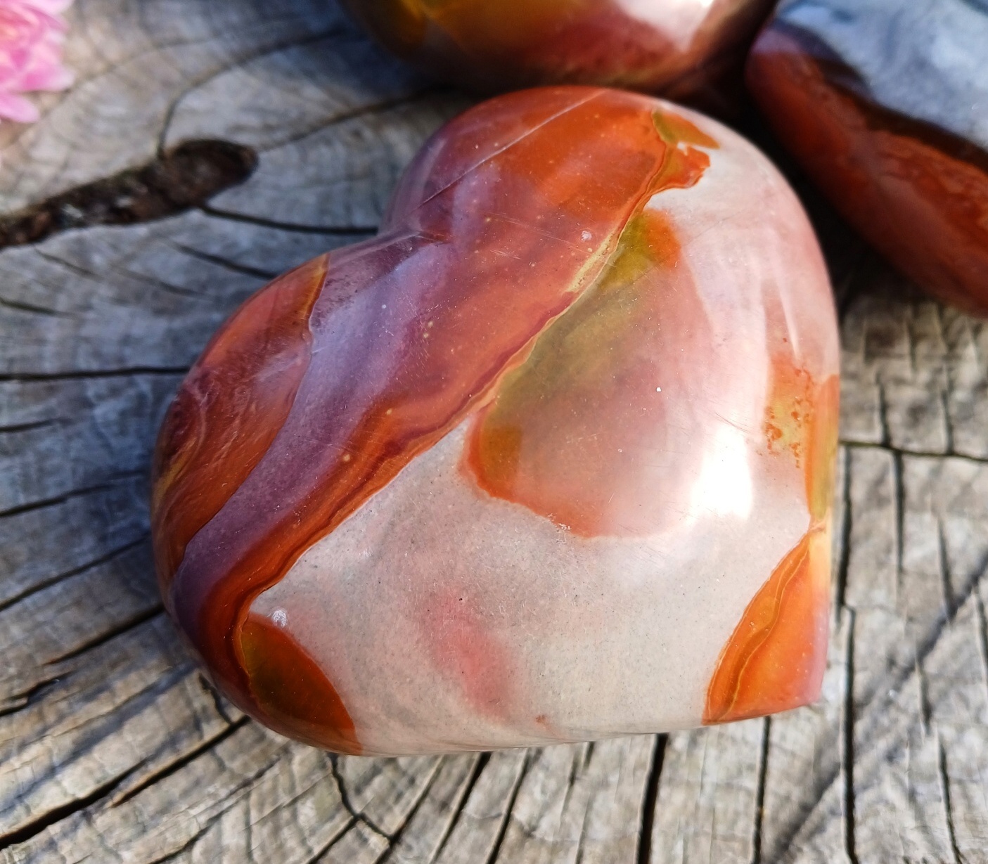 Jaspis polychrom srdca 250g