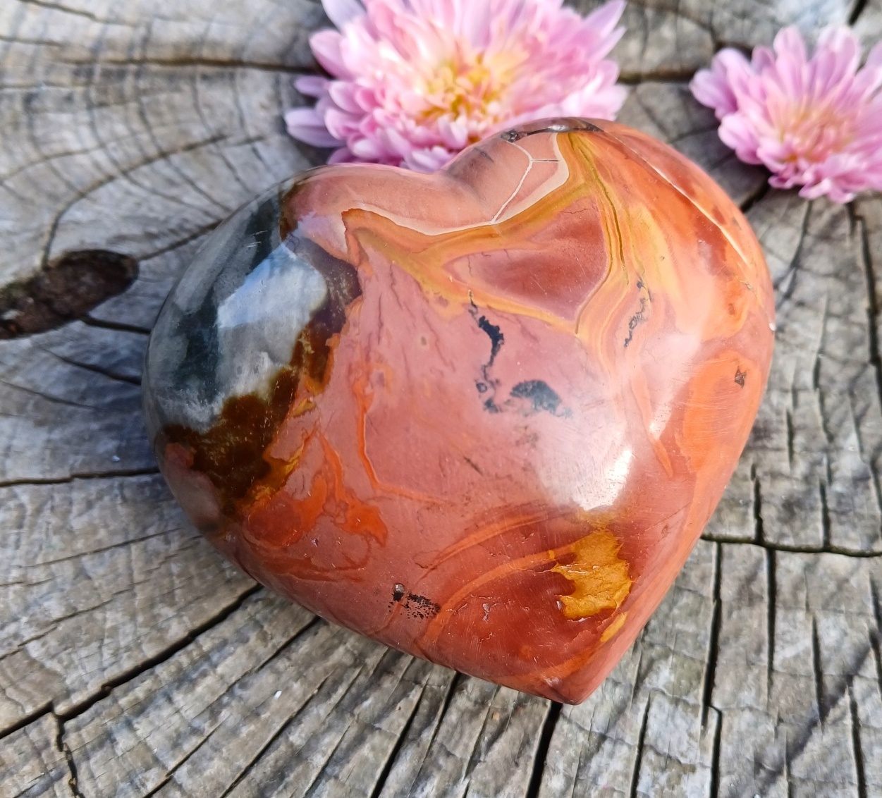 Jaspis polychrom srdca 250g