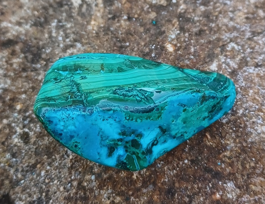 Malachit s chryzokolom 39g