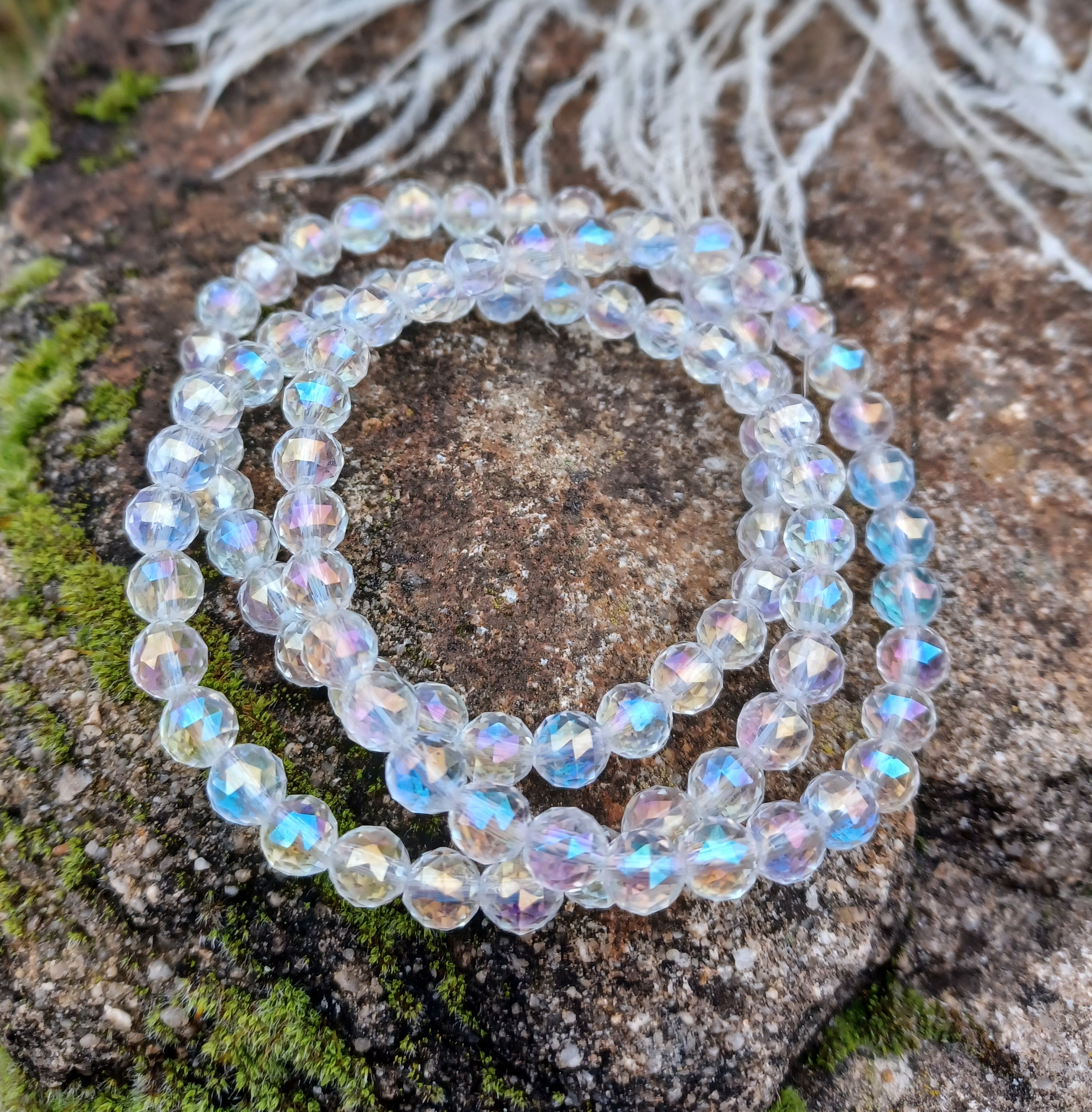 Aqua aura anjelská náramok