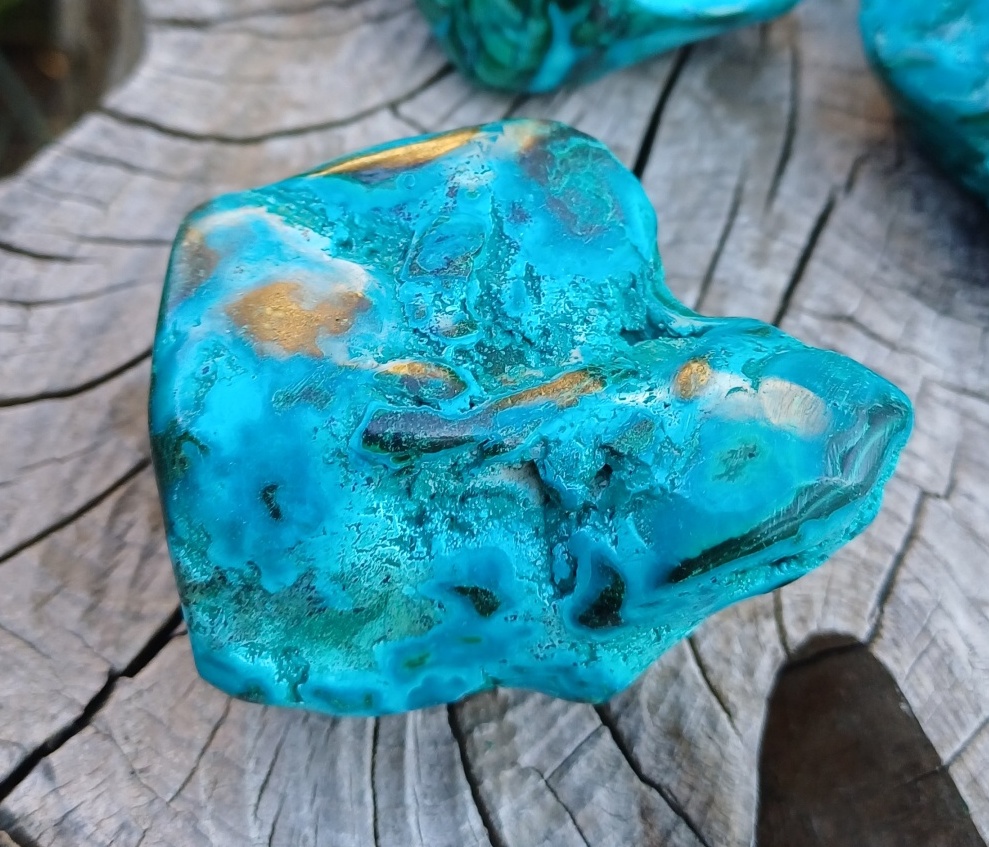 Chryzokol, malachit 141g