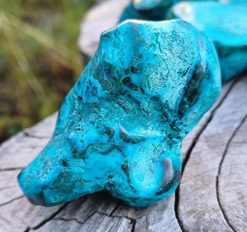Chryzokol, malachit 71g
