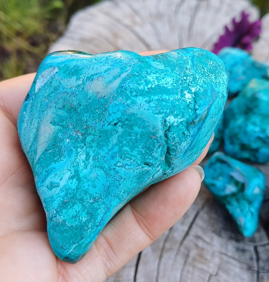 Chryzokol, malachit 155g