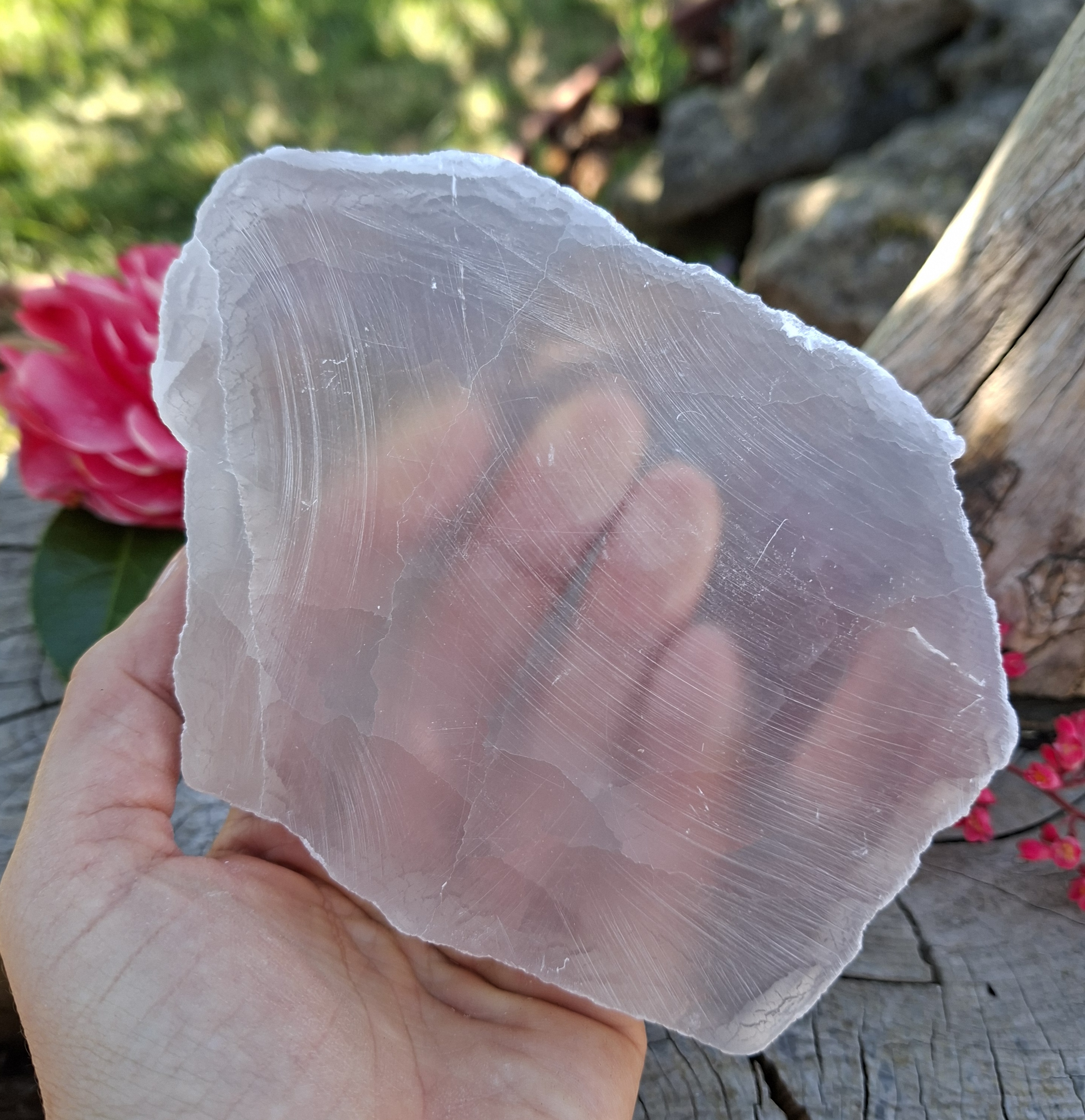 Selenit bloček TV stone 770g