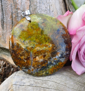 Opál zelený extra veľký príves