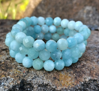 Akvamarín náramok