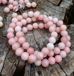 Opál ružový náramok 