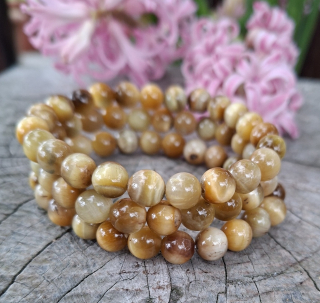 Tigrie oko žlté náramok 