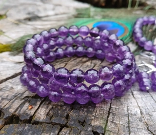 Ametyst náramok