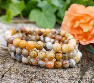 Achát čipkový náramok pre mužov