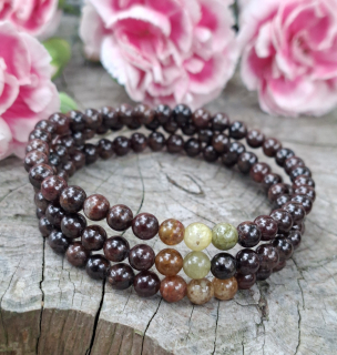 Granáty náramok pre mužov