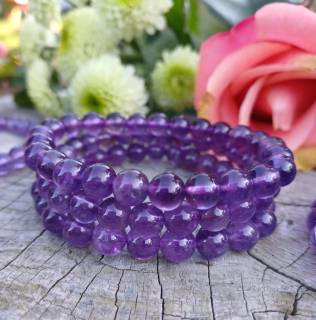 Ametyst náramok