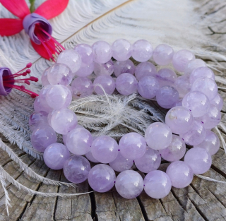 Ametyst levandulový náramok