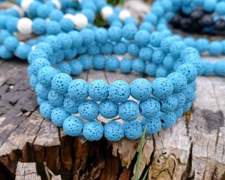 Láva modrá náramok pre mužov