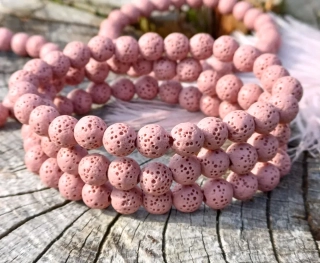 Láva ružová náramok pre mužov