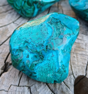 Chryzokol, malachit 74g