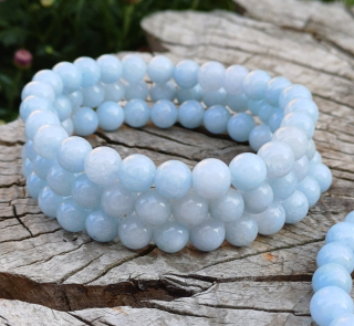 Akvamarín náramok pre mužov