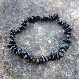 Čierny turmalín náramok 