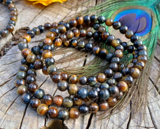 Tigrie oko mix náramok