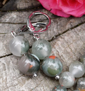 Heliotrop JAR náušnice