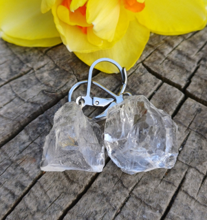 Krištáľ náušnice 