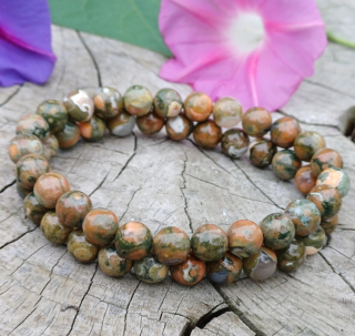 Ryolit náramok pre mužov