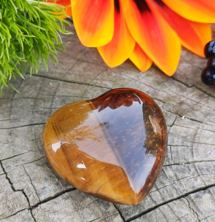 Tigrie oko srdiečko vŕtané 