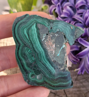 Malachit plátok 31g