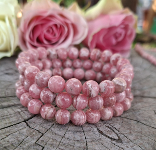 Rodochrozit náramok