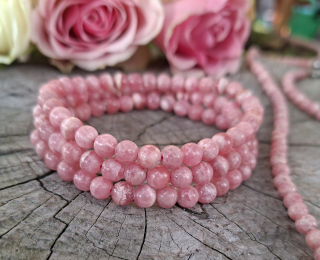 Rodochrozit náramok 20 cm