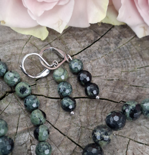 Jaspis kambaba náušnice