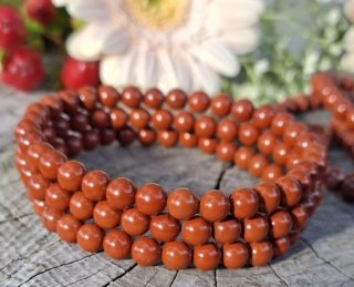 Jaspis červený náramok pre mužov