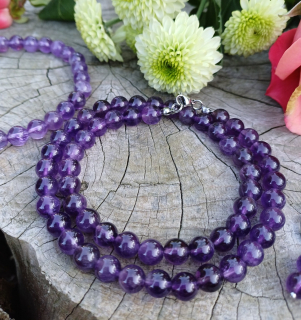 Ametyst náhrdelník