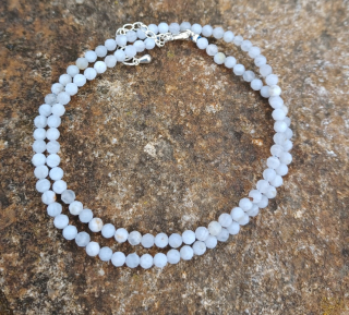 Chalcedón jemný náhrdelník